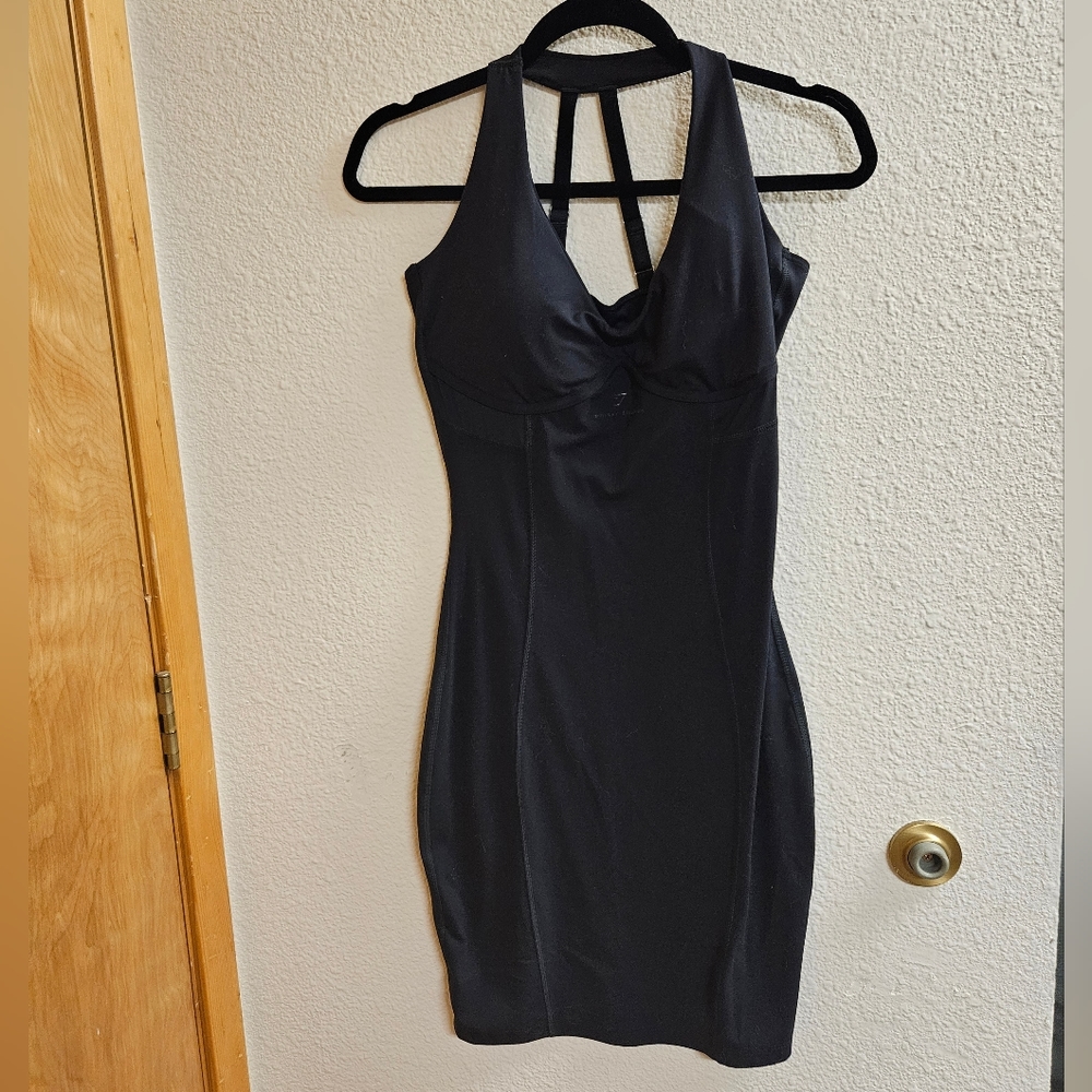 Gymshark Whitney Simmons Black Activewear Dress
